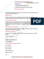 Dec 2021 Law New Syllabus MCQ Topic Coverage (Hints) Sebi Lodr