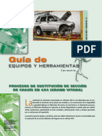 Procesos en Sustitucion de Seccion de Chasis en 4x4 (GRAND VITARA)