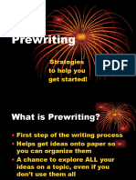 Prewriting: Strategies To Help You Get Started!