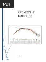 Cours de Géométrie Routière et Voirie | PDF | Route | Angle