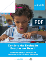 ESCOLA - Evação Escolar e Motivos UNICEF