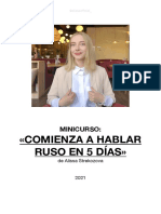 Minicurso de Ruso Con Alissa Official