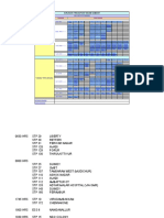 Bus Schedule 01 Nov 10