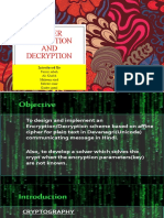 Cipher Encryption AND Decryption: Introduced by