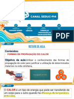 Sábado Letivo Eja V Ciências 10 07 2021 Formas de Propagação de Calor Questões