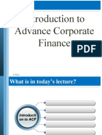 Advance Corporate Finance Chapter 1-1 - 15725