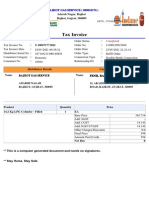 Tax Invoice: RAJKOT GAS SERVICE (000010176)