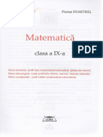 Matematica - Clasa 9 - Clubul Matematicienilor