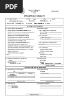 Leave Application Form for 2025 | PDF