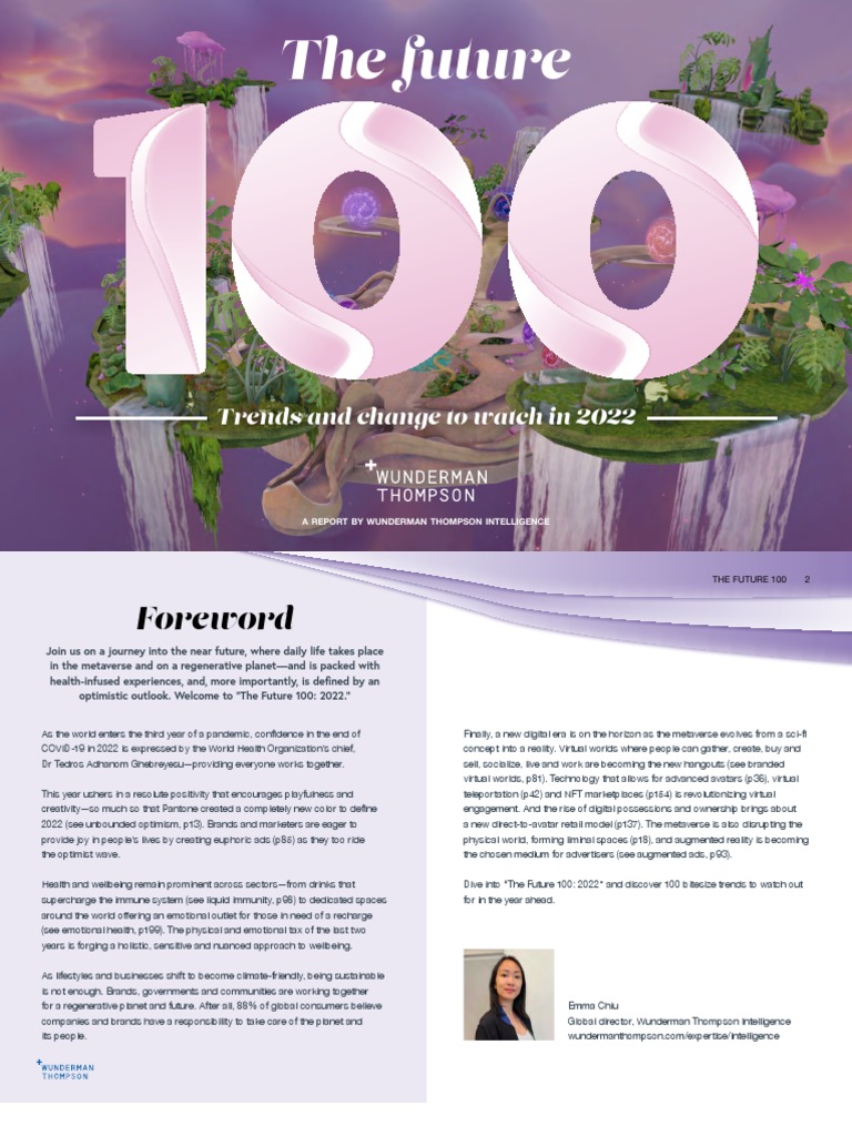 The Future 100 in 2022, PDF, Brand
