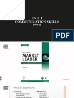 Unit 1 Communication Skills: (Week 1)