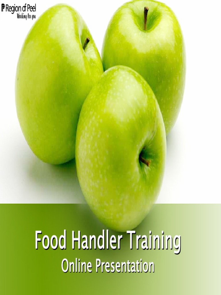 Food Handler Training Presentation | PDF | Foodborne Illness | Foods