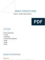 Algebraic Structures Module