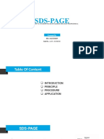 Sodium Dodecyl Sulfate Polyacrylamide Gel Electrophoresis