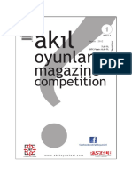 August Puzzle Magazine Competition