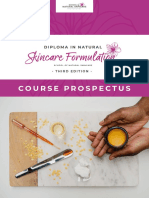 Prospectus Diploma in Natural Skincare Formulation