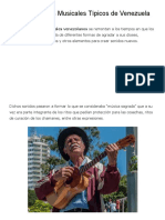 10 Instrumentos Musicales Típicos de Venezuela