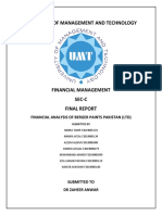 Financia Mangment Final Report 1