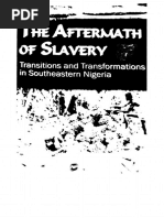 Aftermath of Slavery - Transitions and Transformations in Southeastern Nigeria