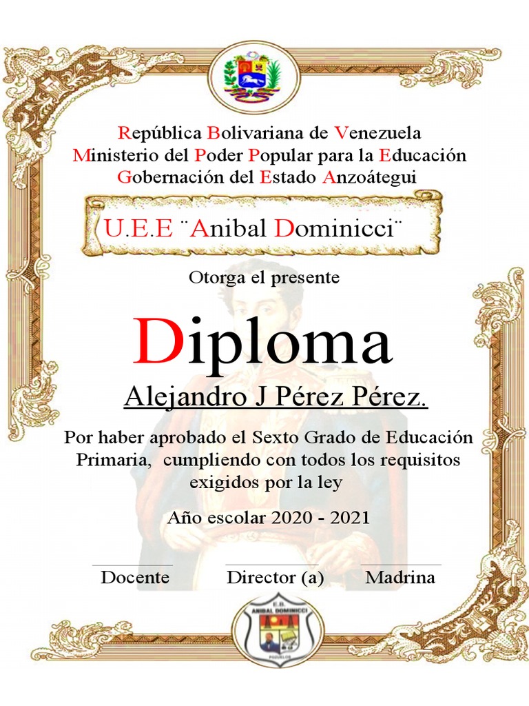 Formato de Diploma | PDF | Ciencias sociales, image size:768x1024