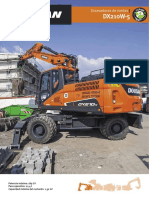 Catalogo Doosan Excavadoras de Ruedas Dx210w