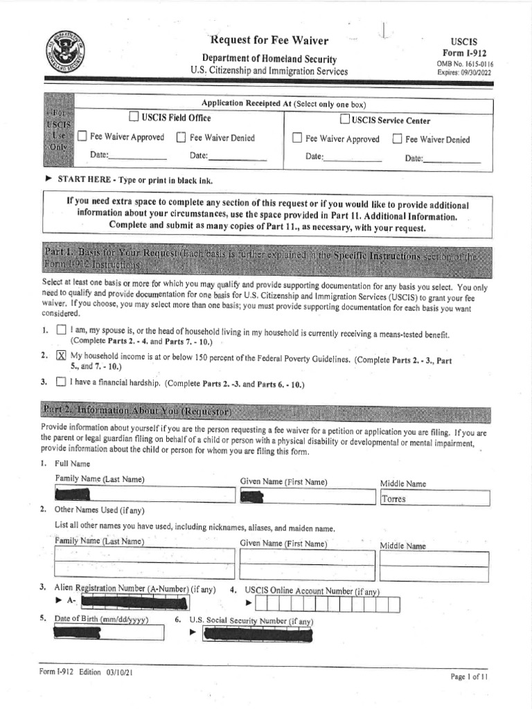 Fee Waiver Based PDF