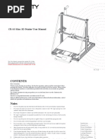 CR-10 Max 3D Printer User Manual