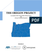 The Oregon Project: An Analysis of The Oregon Public Defense System and Attorney Workload Standards