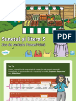 Sunetul Si Litera S Joc de Sortare Powerpoint - Ver - 7