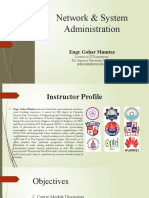 Network & System Administration: Engr. Gohar Mumtaz