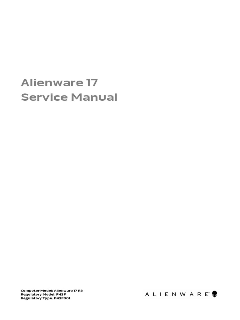 Alienware 17 r3 - Service Manual | PDF | Electrical Connector | Bios