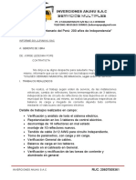 Informe Nincaca Electrico. 2