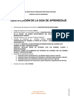 Guia de Aprendizaje Analisis INTERPRETACIÓN DE PLANOS