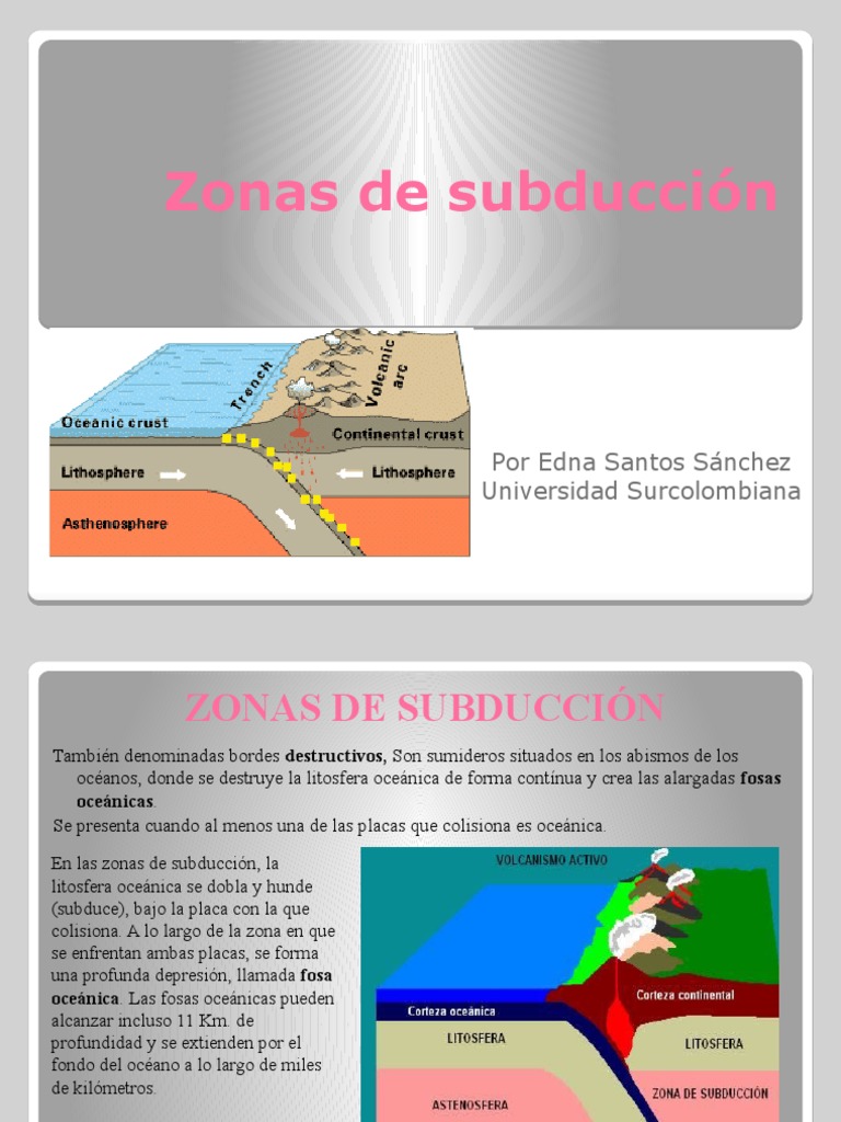 Zonas de Subducción y su Impacto | PDF | Andes | Temblores