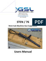 STEN / 76: 9mm Sub Machine Gun Suppressor