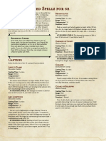 New / Extended Spells For 5e: Cantrips