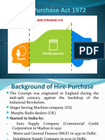 Hire-Purchase Act 1972 summary
