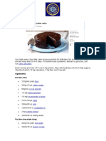 Cake Calculator: Ingredients For The Cake