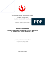 Cadena de Markov para analizar participación de Claro en el mercado móvil peruano