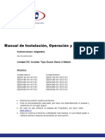 Manual IOM (Inverter Baja Silueta de Ducto N2)