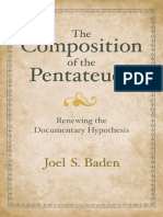 The Composition of the Pentateuch - Joel S. Baden