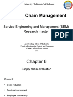 University “Politehnica”of Bucharest Supply Chain Evaluation Criteria