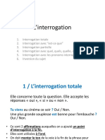 1 - L Interrogation Totale