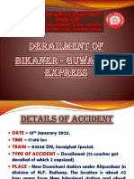 Derailment of Bikaner-Guwahati Express