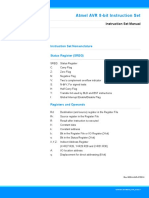 Atmel 0856 Avr Instruction Set Manual