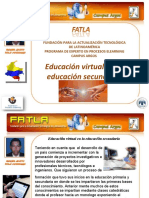 Educación Virtual en La Educación Secundaria