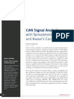 CAN Signal Analysis With Spreadsheets and Kvasers CanKing BH 200520