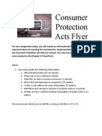 Consumer Protection Acts Flyer