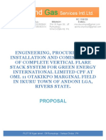 GREEN ENERGY VERTICAL FLARE WORK Cover Page