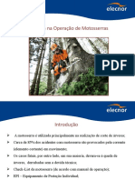 Treinamento NR 12 Operação de Motosserra